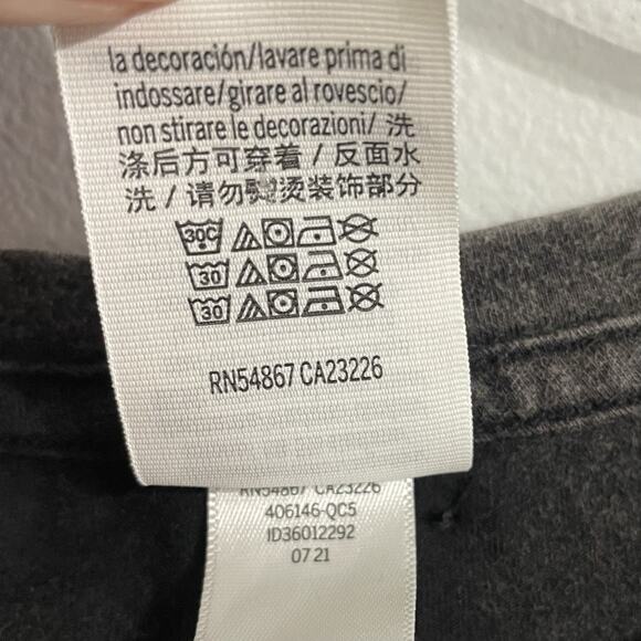 Victorias Secret PINK Dress Women Size Small Gray Ruched Sides Cotton Bodycon - Picture 8 of 9